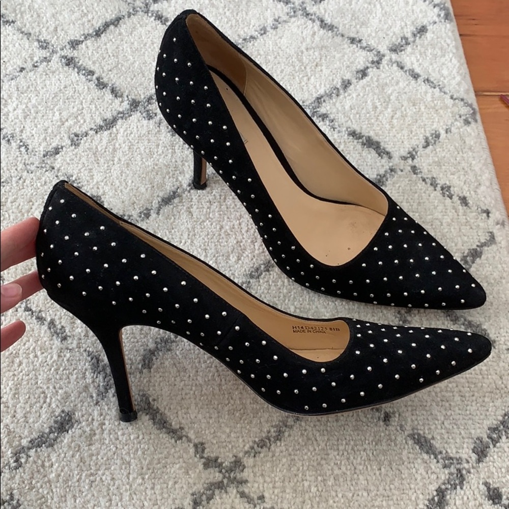 Cole Haan Suede Studded Pump